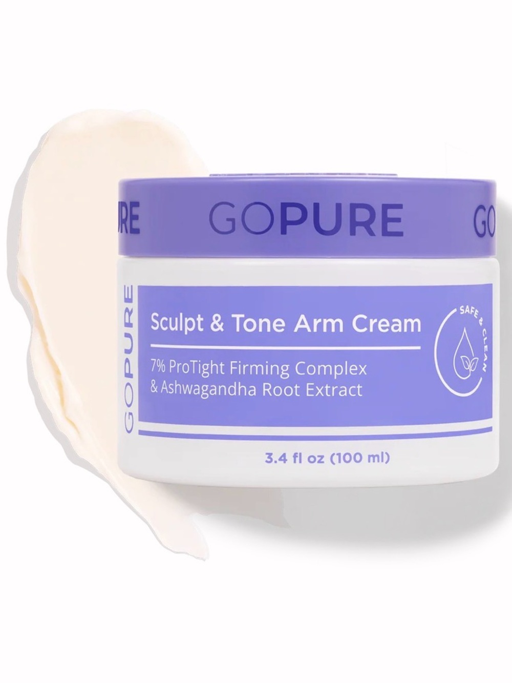 NIB goPure Sculpt & Tone Arm Cream - 3.4 oz.